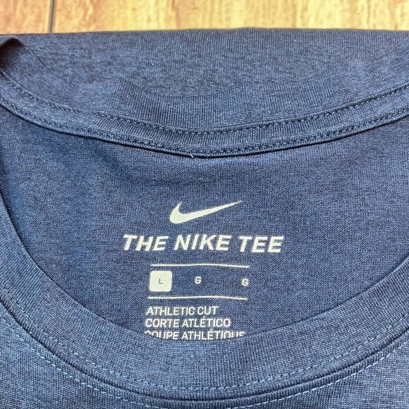 The Nike Tee Blue USA Logo Athletic Cut T Shirt, L - Picture 2 of 10